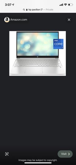 HP Pavilion Laptop i7 Chip