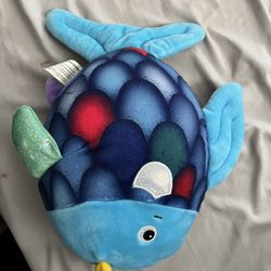 14” Rainbow Fish Plush Stuffed Animal