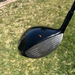 EXCELLENT TAYLORMADE BURNER TOUR TP BLACK LIMITED EDITION GOLF DRIVER 9.5 W MITSUBISHI DIAMANA WHITEBOARD 65g STIFF