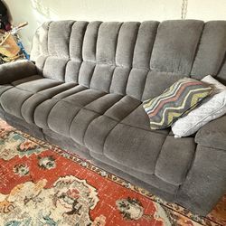 Sitswell 3-Seat Reclining Couch and Chair