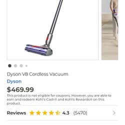 V8 Dyson Vacuum 