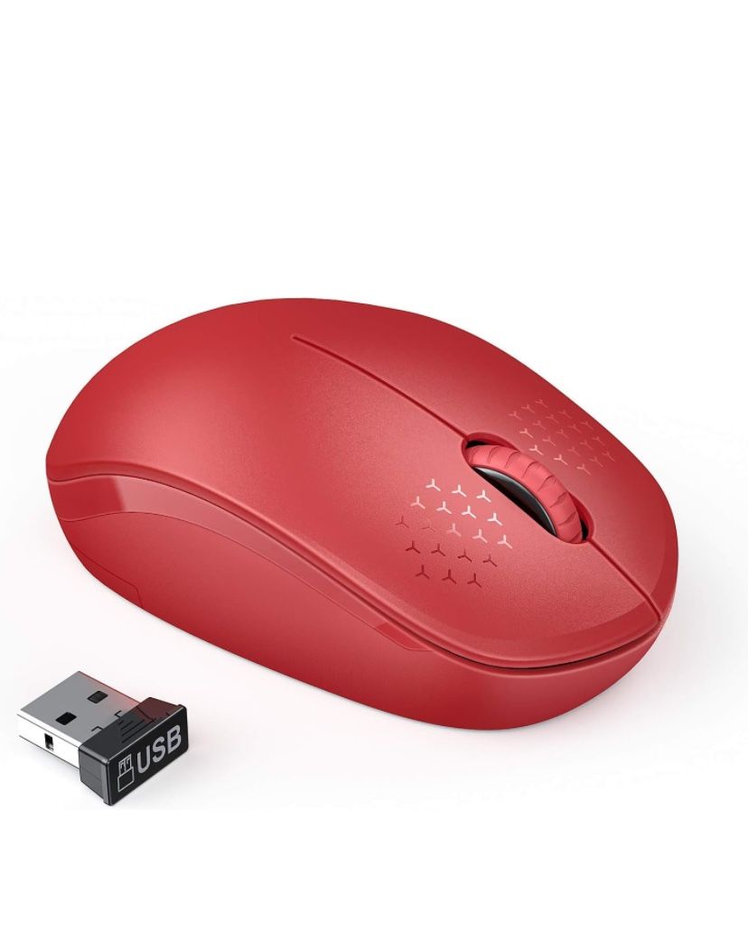 seenda Wireless Mouse, 2.4G Noiseless Mouse with USB Receiver Portable Computer Mice for Windows PC, Notebook, Laptop 