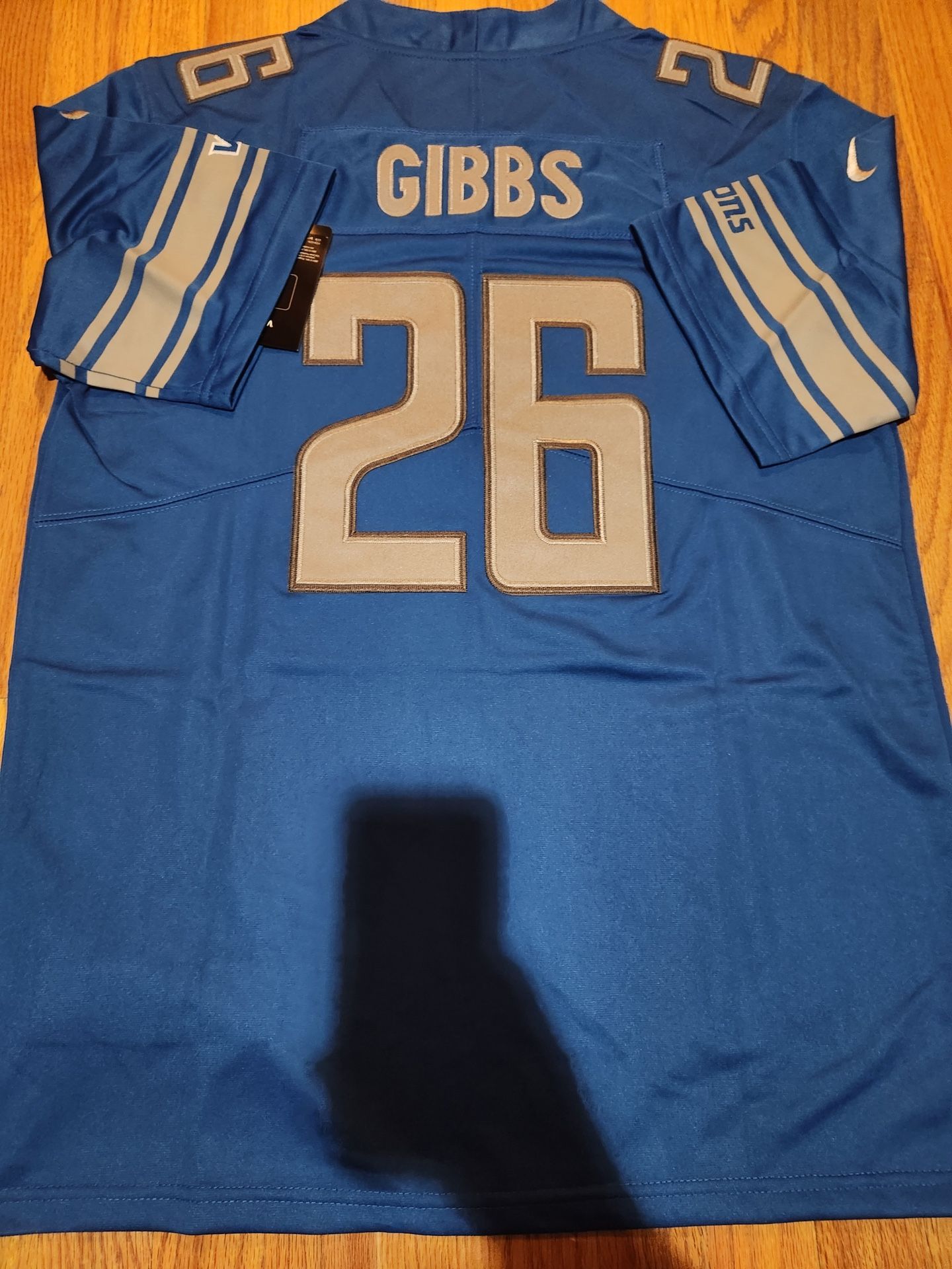 New NFL Detroit lion Detroit Lions football uniform No.26 Jahmyr Gibbs jersey male