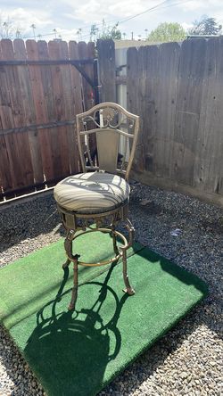 Rustic metal bar stools