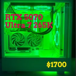 Brand New White Gaming Pc RTX 5070