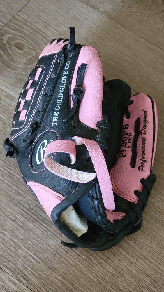 Kids Baseball Softball Glove Mitts 9 Inch