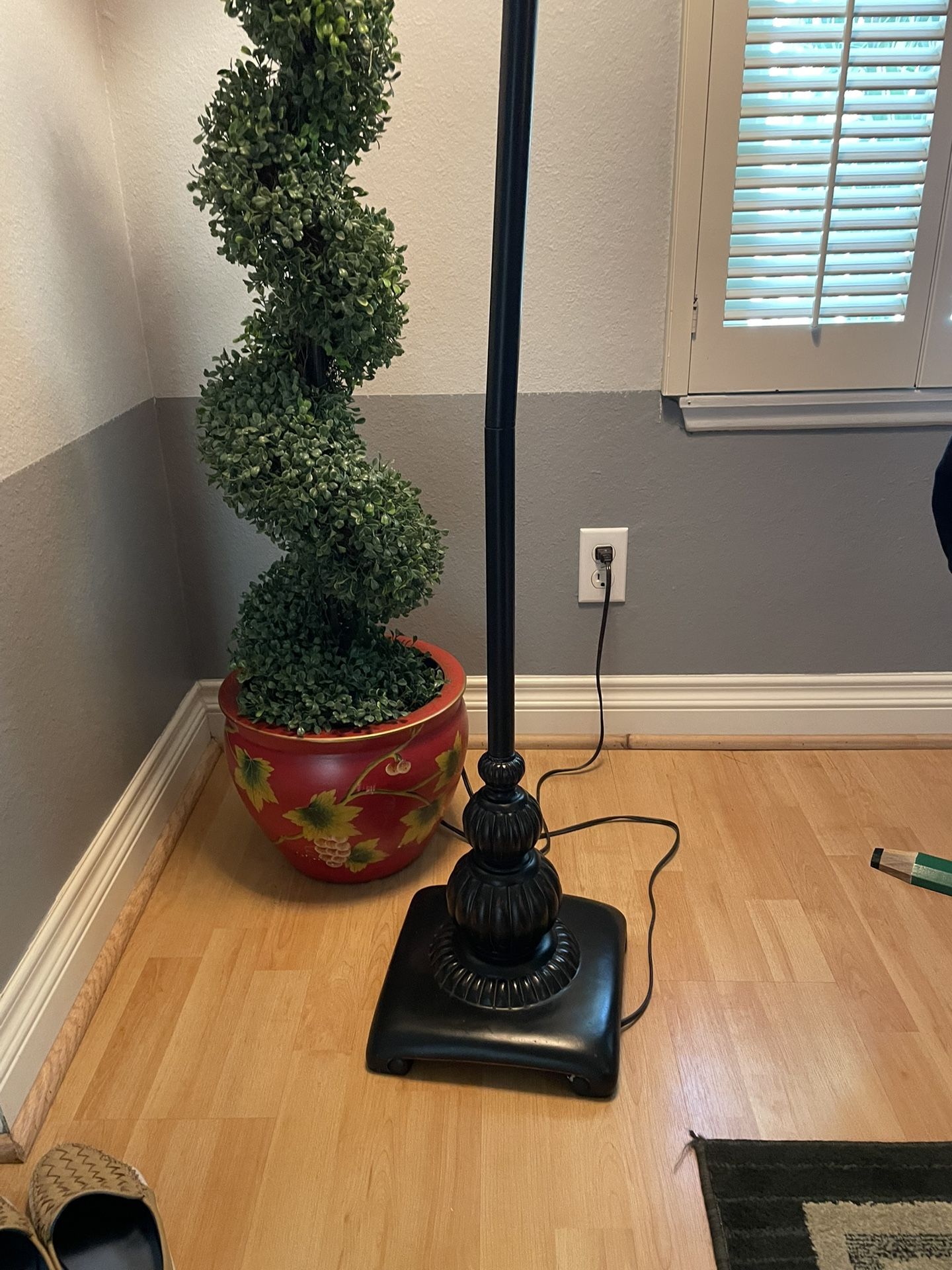 Japanese Fake Plant With Red Pot