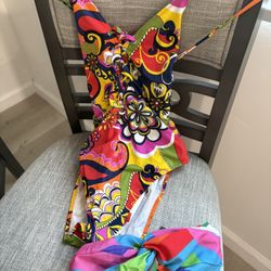 ZARA Colorful One Piece Swimsuit