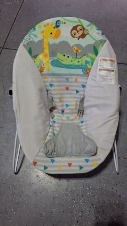 Baby Bouncer Seat with Jungle Animal Print