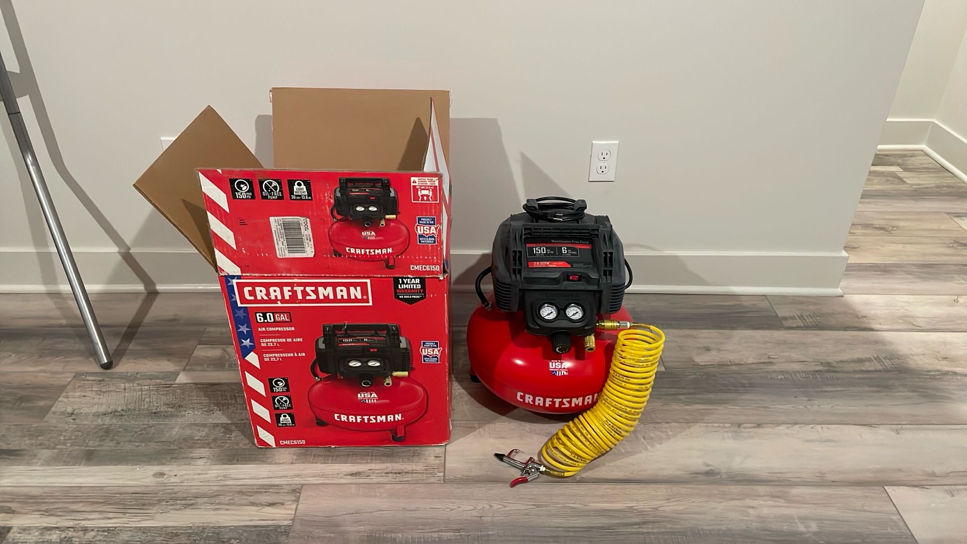 Craftsman Pancake 6 Gal. Compressor CMEC6150