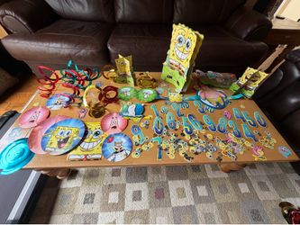 Sponge Bob party theme decorations