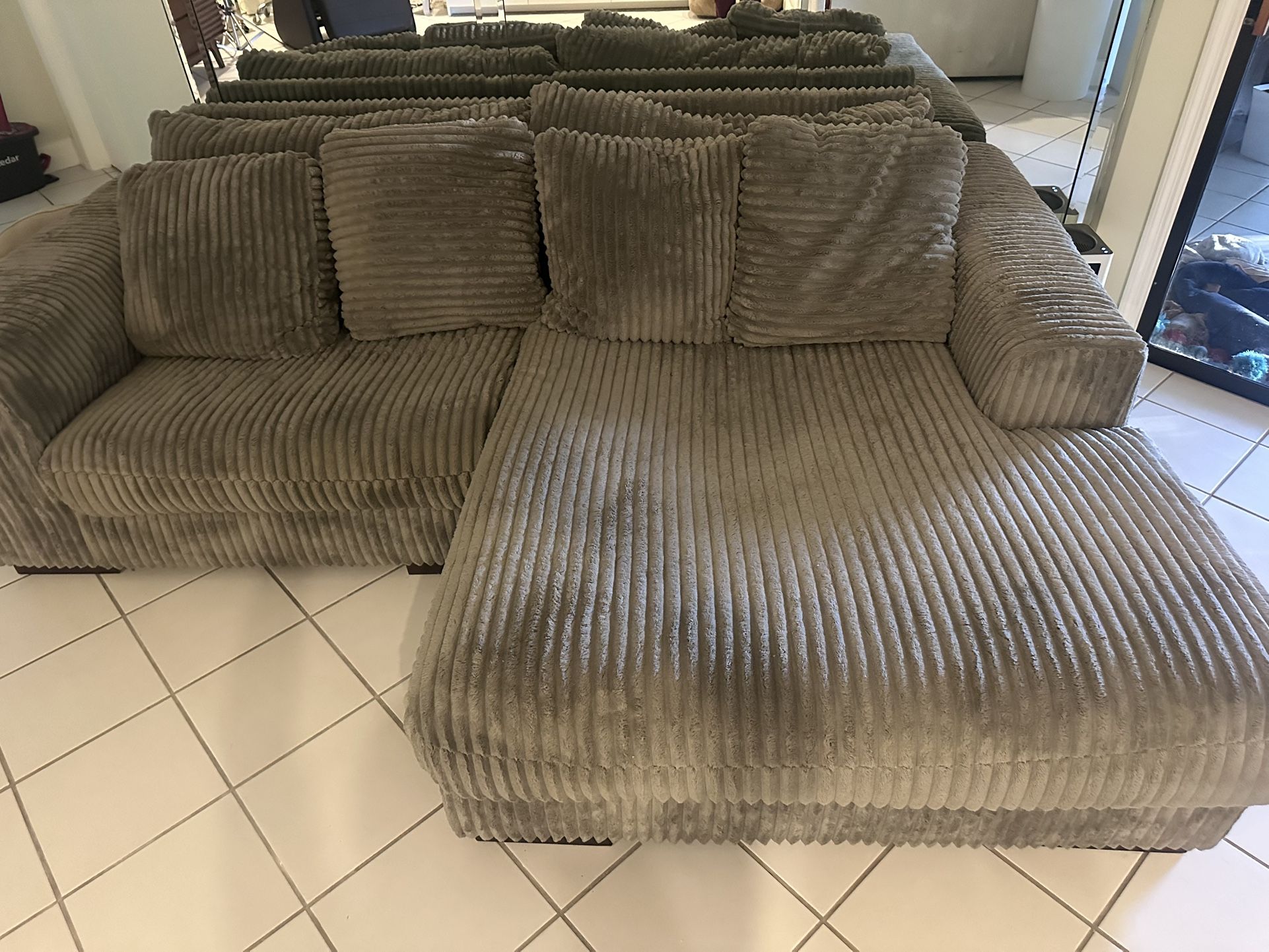 Grey Modular Sectional Couch