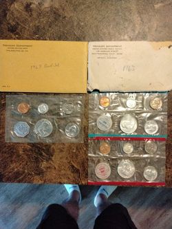 1963 proof and mint sets