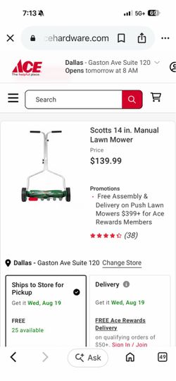 Lawnmower manual Scott