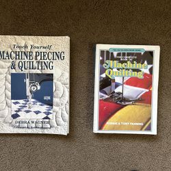 Vintage MACHINE QUILTING books, Bundle Of 2, Great Condition