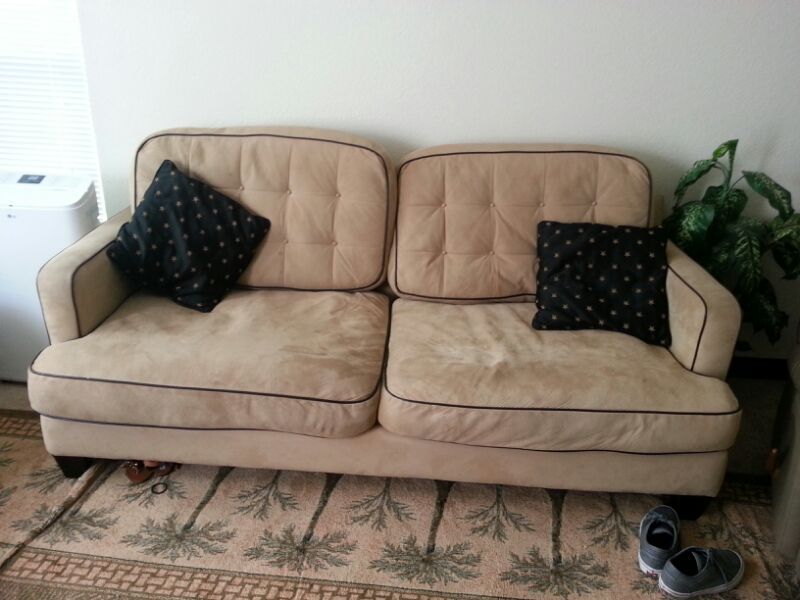 Sofa and loveseat
