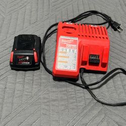 Milwaukee Charger And Battery