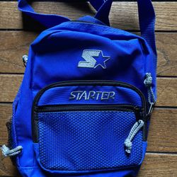 Starter Mini Backpack, Blue And Black