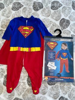 New 0-6 month’s dc Superman baby boy jumpsuit
