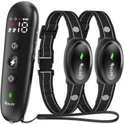 Dog Collar | Anti-Bark Dog Training Collar | Dog Collar | LED LIGHT Collar | Shock Collar | Vibration Collar | Obedience Trainer | 3in1 Modes: Sound, 