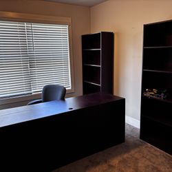 Desk & Shelves