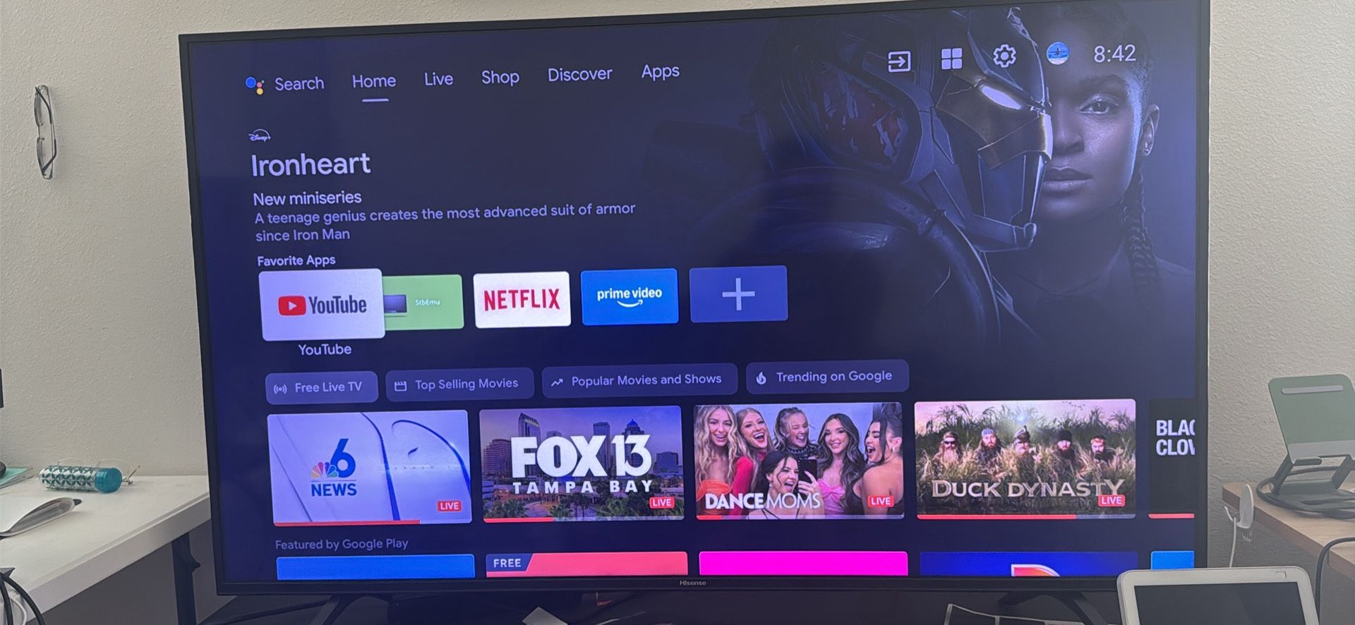 Hisense 55” 4K UHD Smart TV (Model 55A6H) 📺