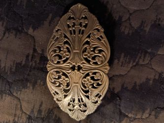 Genuine Sterling Silver Antique French Barrette Circa 1930's