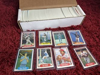 1982 Fleer Baseball Incomplete Set (650 of 660) Ripken Ryan Bench