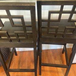 Solid Wooden Bar Stools
