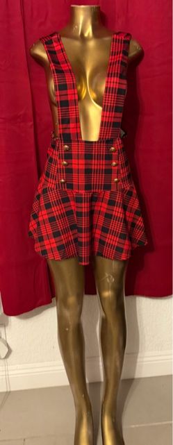XL-  Suspende Mini Skirt