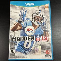 Madden 13 for Nintendo Wii U
