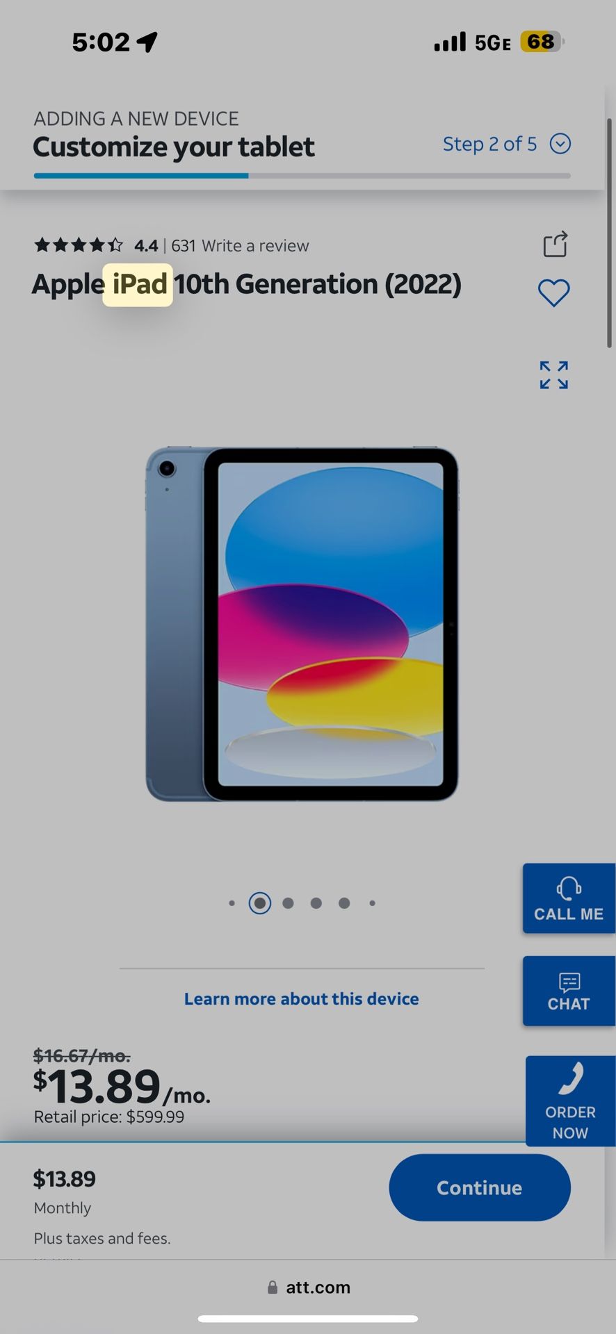iPad 10 Generation