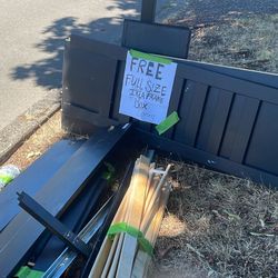 FREE IKEA FULL SZ BED FRAME+Box