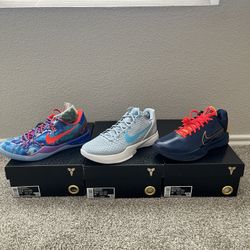 Kobe’s 5, 6 & 8 10.5