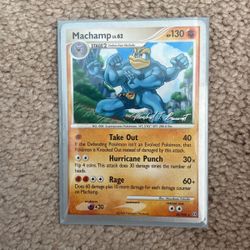 Machamp Signed 