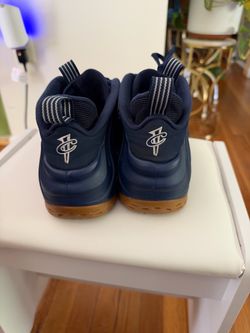 Navy gum Foamposites size 11.5