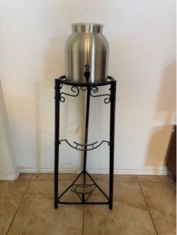 Stainless Steel Water Dispenser and Stand