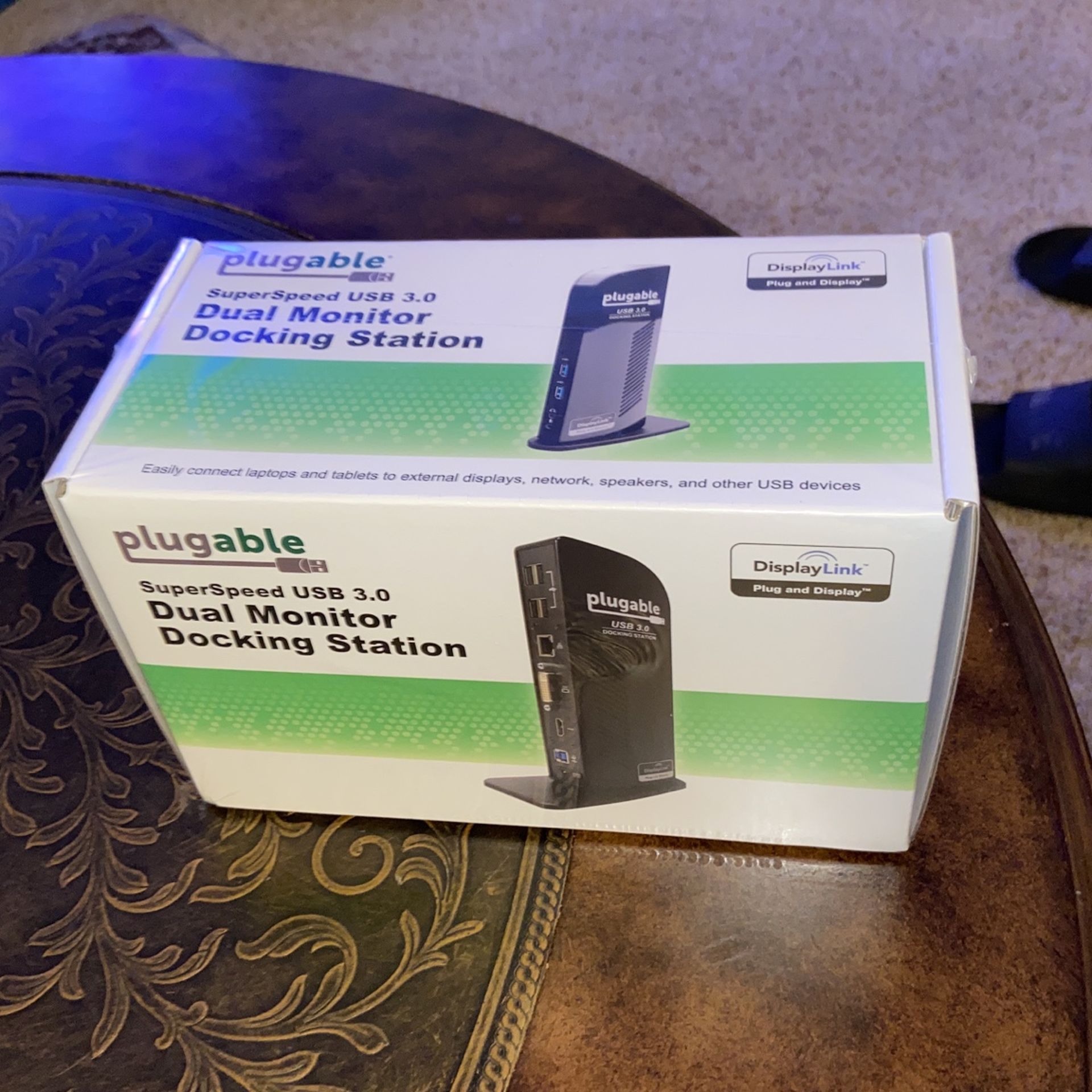 Brand New And Sealed Displaylink Plugable Dual Monitor Docking Station