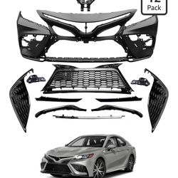 Painted Camry SE Front Bumper Cover Grille Kit