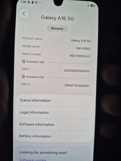 Galaxy A 16