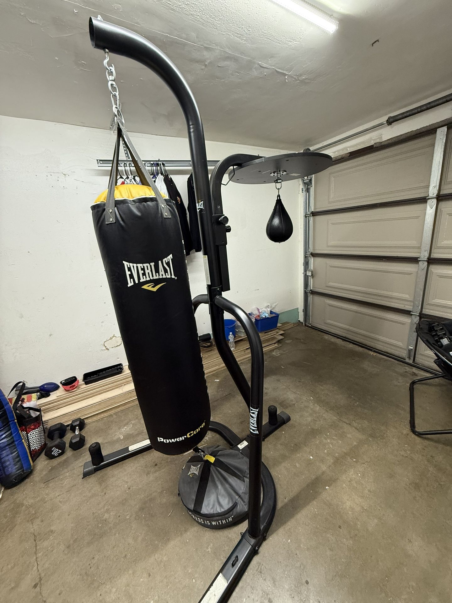 Punching Bag With Speed Speed Bag And Reflex Bag