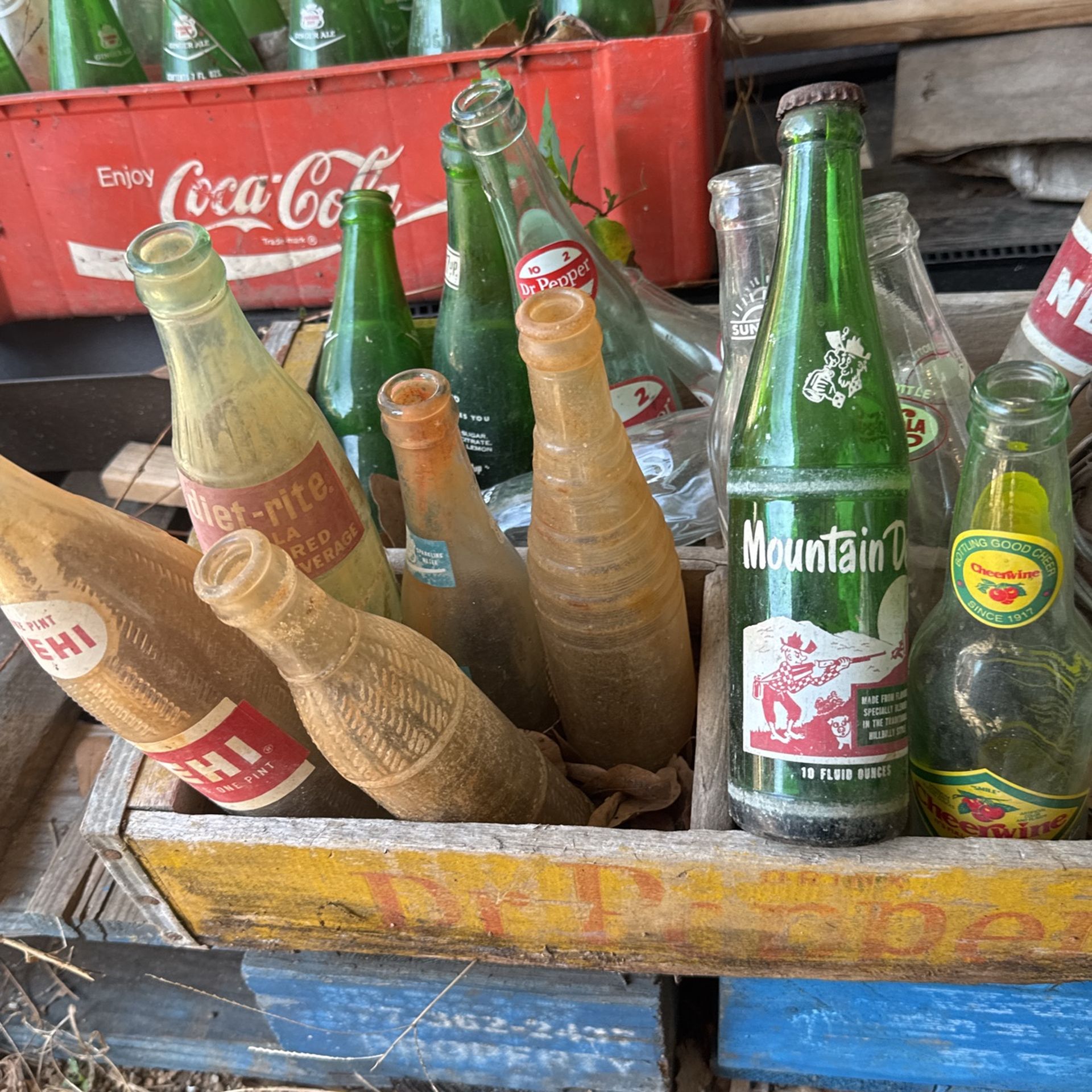 Old Vintage Bottles Crates N Old Fan 62 Bottles