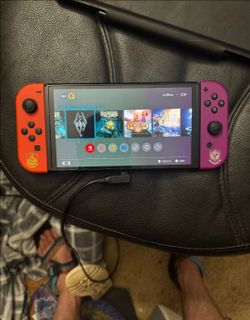 Nintendo Switch OLED Pokémon Scarlet & Violet Edition + 6 Joy-Cons + 2 Games | Complete Bundle 🎮