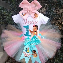 Baby Moana Tutu Set
