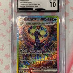 Cgc Gem Mint 10 Umbreon Ex 161