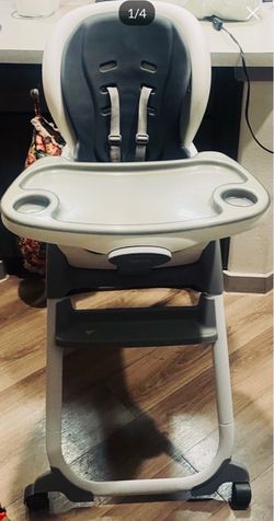 Ingenuity SmartClean Trio Elite 3-in-1 High Chair, Slate