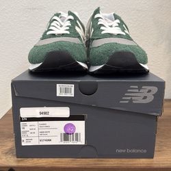 NEW BALANCE 574 "NIGHTWATCH GREEN SEA SALT" MENS SIZE 10