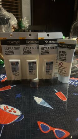 Neutrogena sunscreen  $ 7 each