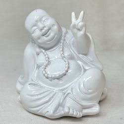 White Porcelain Lucky Buddha