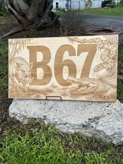 Custom lot number sign custom address sign 11 x 19”